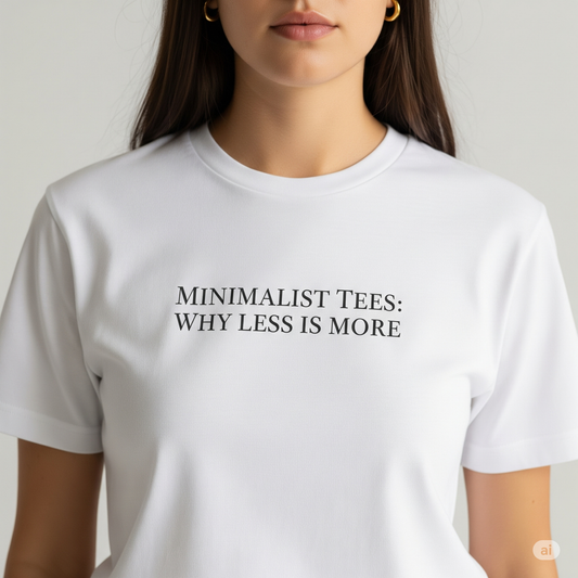 🖤 Minimalist Tees: Why Less Is More - Wozzi Free
