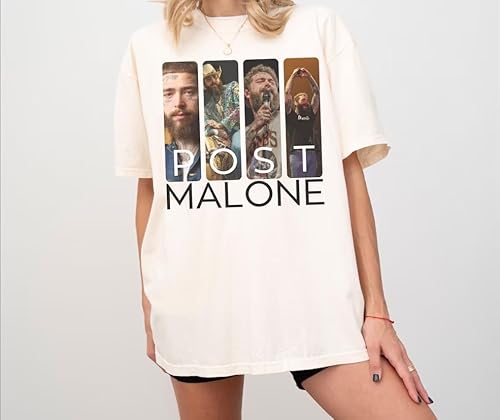 Vintage Post Malone T-Shirt – “F1 Trillion” Tour Rap Merch Tee - Wozzi Free