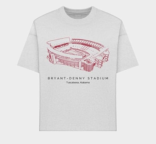 Bryant Denny Stadium Shirt – Crimson Game Day Crewneck - Wozzi Free