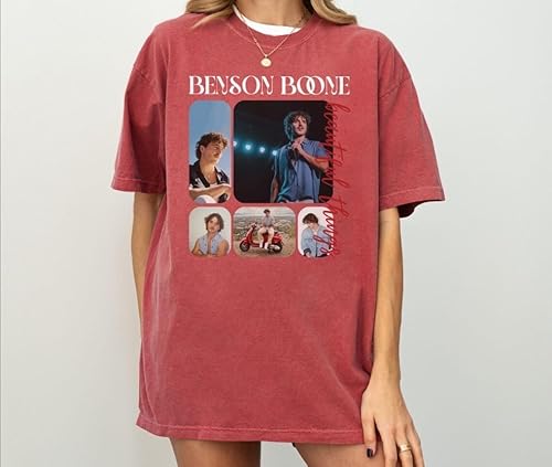 Benson Boone 2025 World Tour Crewneck T-Shirt – Music Merch Tee - Wozzi Free
