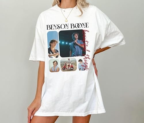 Benson Boone "Fireworks & Rollerblades" World Tour T-Shirt - Wozzi Free