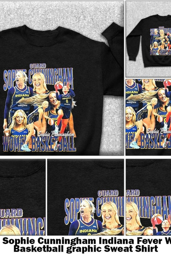 Guard Sophie Cunningham Indiana Fever Women Basketball graphic shirt, Sweatshirt