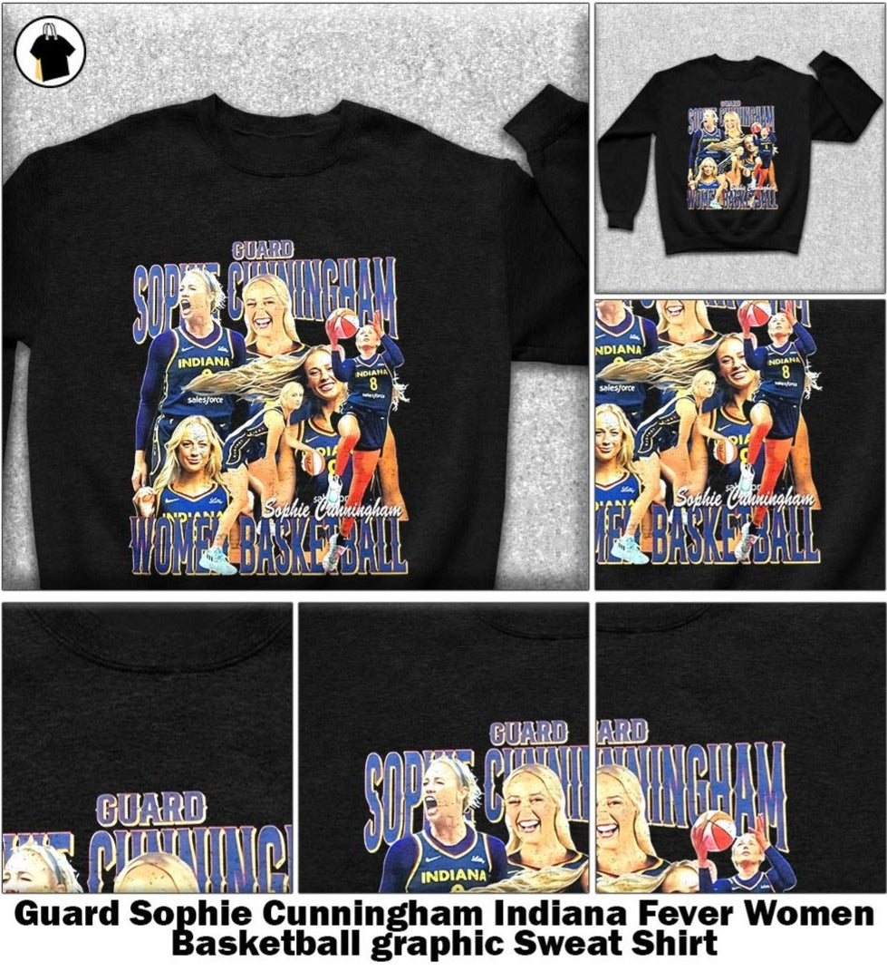 Guard Sophie Cunningham Indiana Fever Women Basketball graphic shirt, Sweatshirt