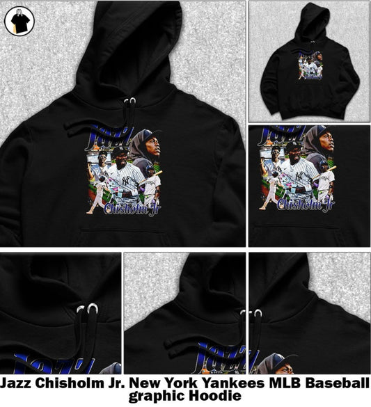 Jazz Chisholm Jr. New York Yankees MLB Baseball graphic Hoodie