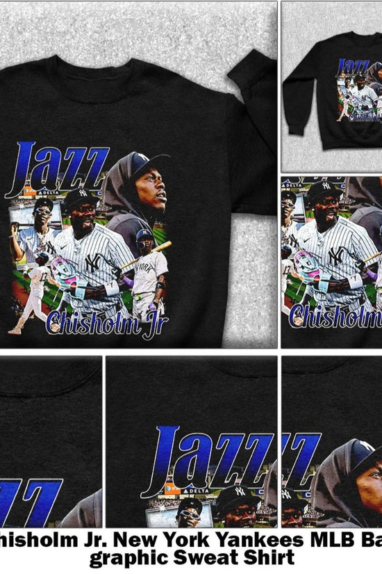 Jazz Chisholm Jr. New York Yankees MLB Baseball graphic Sweatshirt