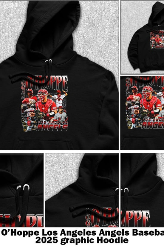 Logan O’Hoppe Los Angeles Angels Baseball MLB 2025 graphic, Hoodie