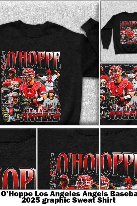 Logan O’Hoppe Los Angeles Angels Baseball MLB 2025 graphic Sweatshirt