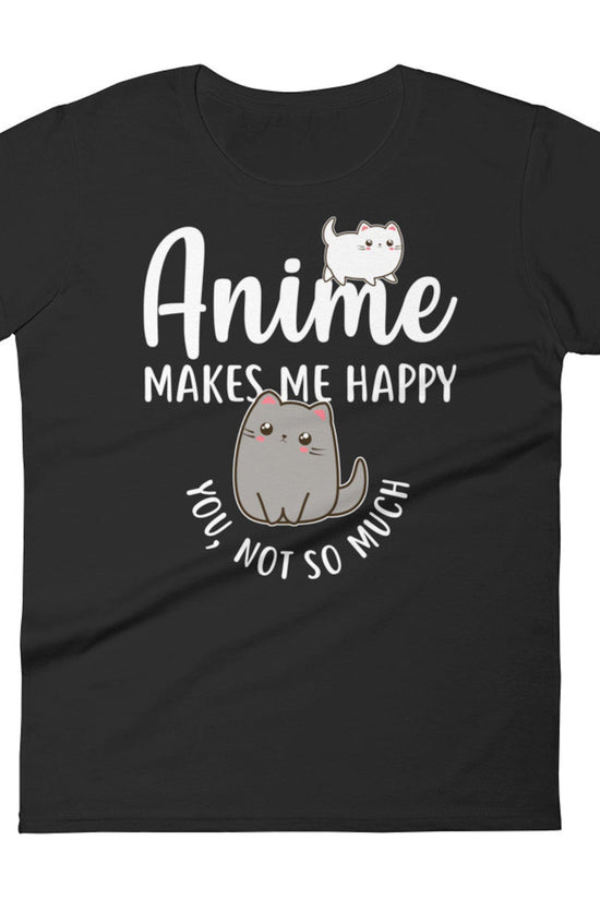 Funny Anime Shirt, Cute Manga Cat Lover Gift, Japanese T-shirt, Japan Tshirt, Nerd, Geek, Gaming, Otaku, Kawaii Meme Tee, White Pet Kitten