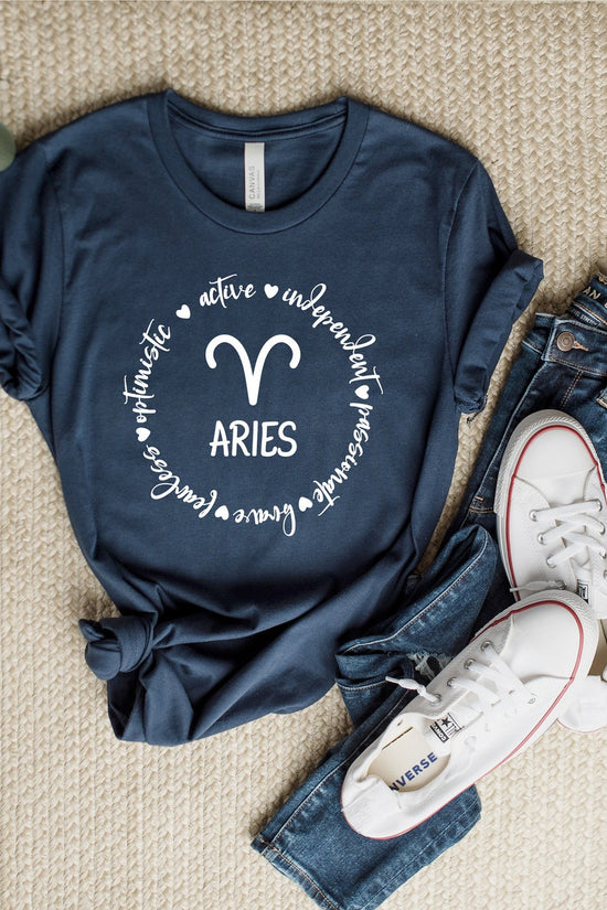 Aries T-shirt, Aries nutrition facts, Zodiac Shirt, Astrology Shirt, Gift for Aries, Aries Birthday Present, Zodiac Signs, Horoscopes Tee