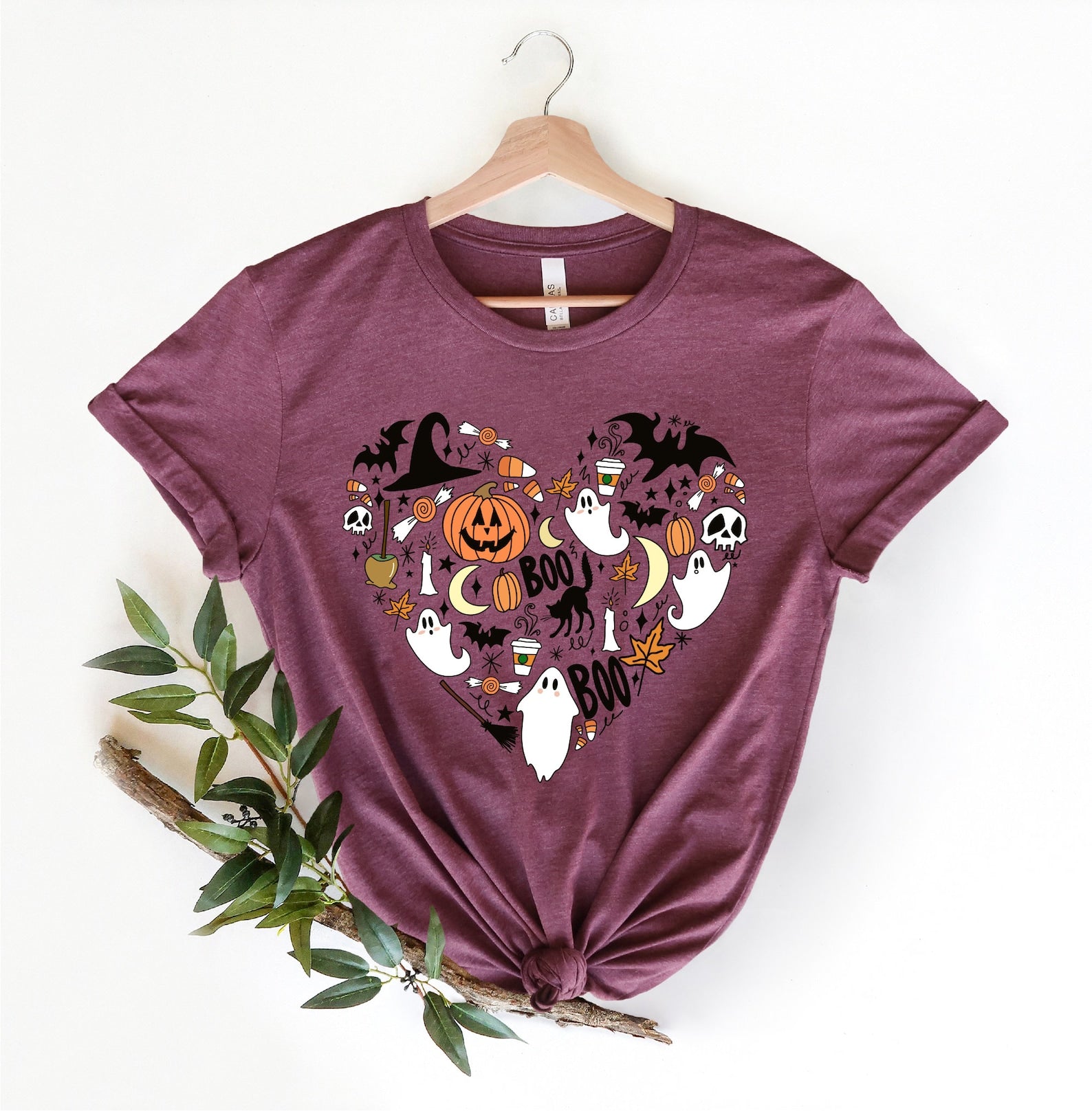 Cute Halloween Theme Shirt for Women, Halloween T-Shirts, Cute Teacher Halloween T-Shirts, Mom Halloween Shirt, Fall Shirts,Happy Halloween