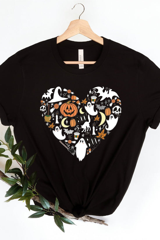 Cute Halloween Theme Shirt for Women, Halloween T-Shirts, Cute Teacher Halloween T-Shirts, Mom Halloween Shirt, Fall Shirts,Happy Halloween