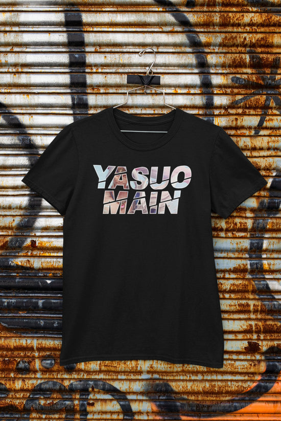 League of Legends | Yasuo Main T-Shirt | Gaming T-Shirt | Black Unisex T-Shirt | Perfect Gift for Gamers and League Fans