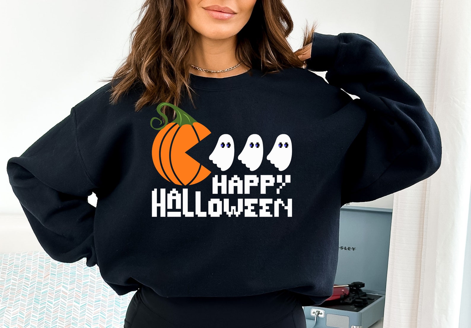 Happy Halloween T-Shirt, Women Halloween Shirt,Halloween Gift