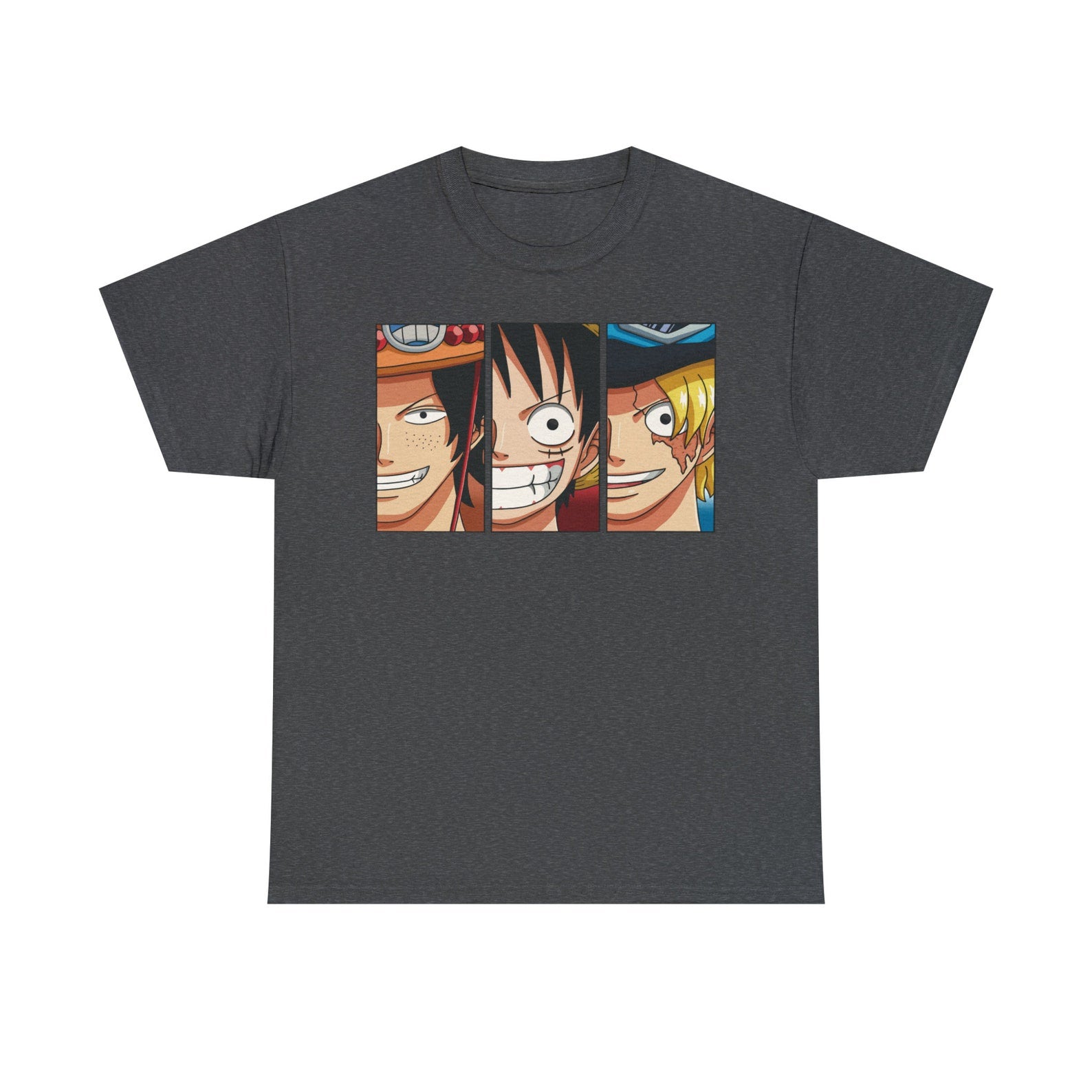 Luffy One Piece Manga Shirt, Straw Hat Pirates Anime Shirt, Luffy Brothers, Mugiwara Japanese Unisex Tee