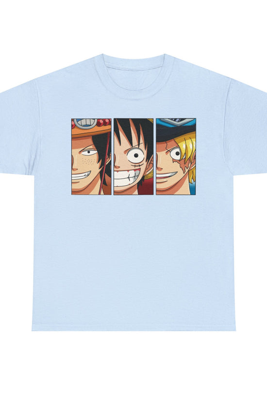 Luffy One Piece Manga Shirt, Straw Hat Pirates Anime Shirt, Luffy Brothers, Mugiwara Japanese Unisex Tee