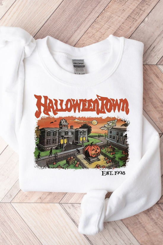 Halloweentown Est 1998 Sweatshirt, Halloweentown University, Retro Halloweentown Sweatshirt, Fall Sweatshirt, Halloween Sweatshirt