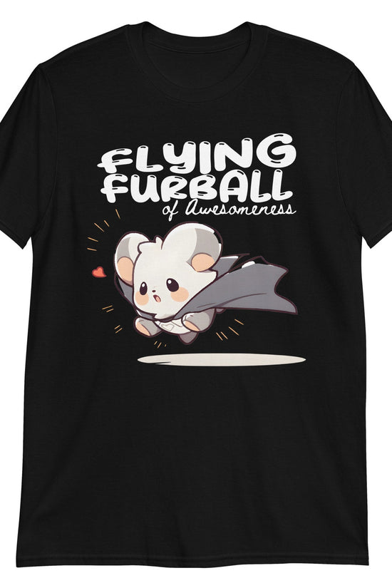 Flying Furball Awesomeness Chibi Power T-Shirt