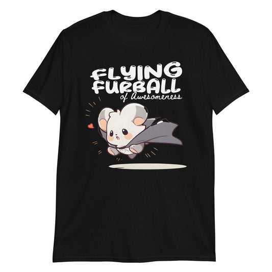 Flying Furball Awesomeness Chibi Power T-Shirt