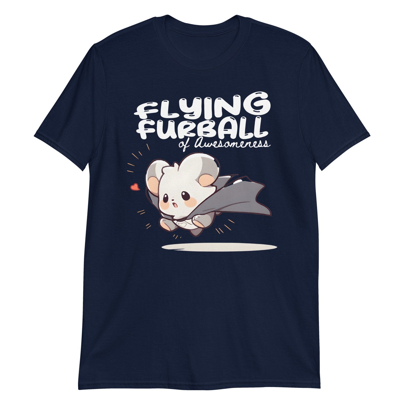 Flying Furball Awesomeness Chibi Power T-Shirt