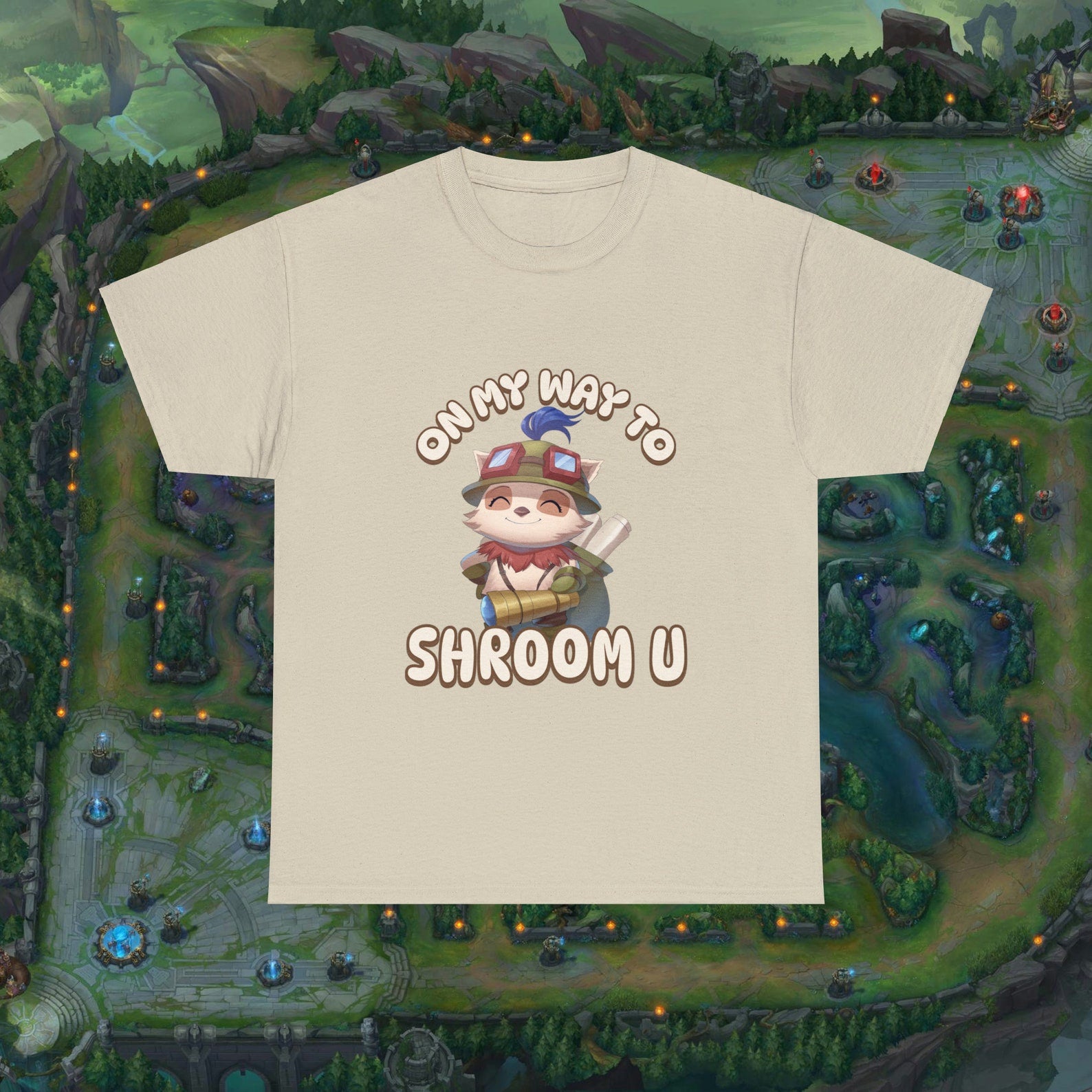 League of Legends - Teemo Chibi Art/Design Unisex T-Shirt | Video Game Apparel | MOBA Games | Gift | Gamer Apparel | Hand Drawn Art | LOL