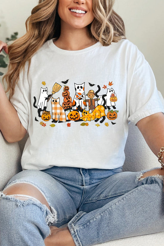 Black Cat Halloween, Ghost Cat Halloween, Halloween Cat Shirt, Sweatshirt, Halloween Sweatshirt
