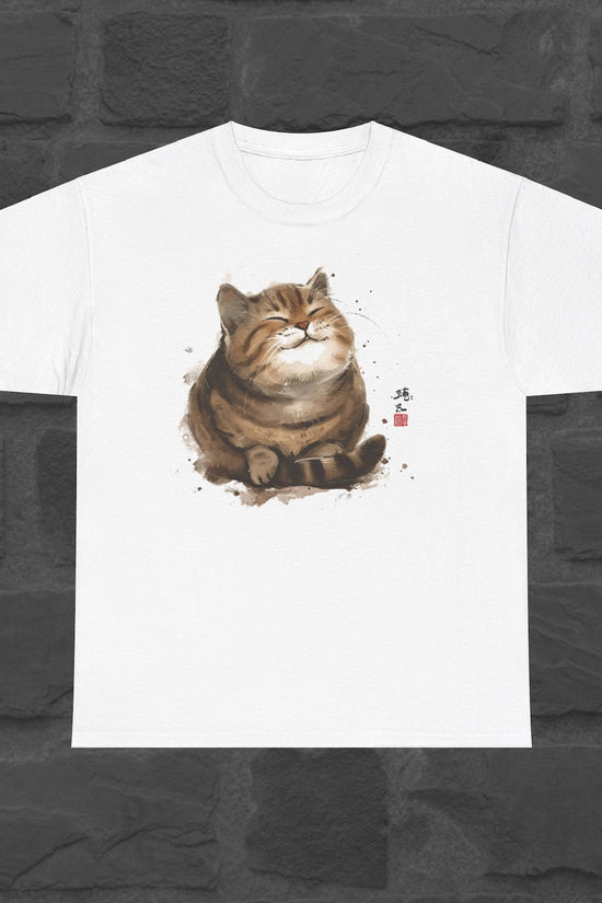 Cute Cat T-Shirt | Japanese Tshirt | Japanese Streetwear | Cute Cat Tshirt | Japan Cat Tshirt | Japanese Cat Shirt