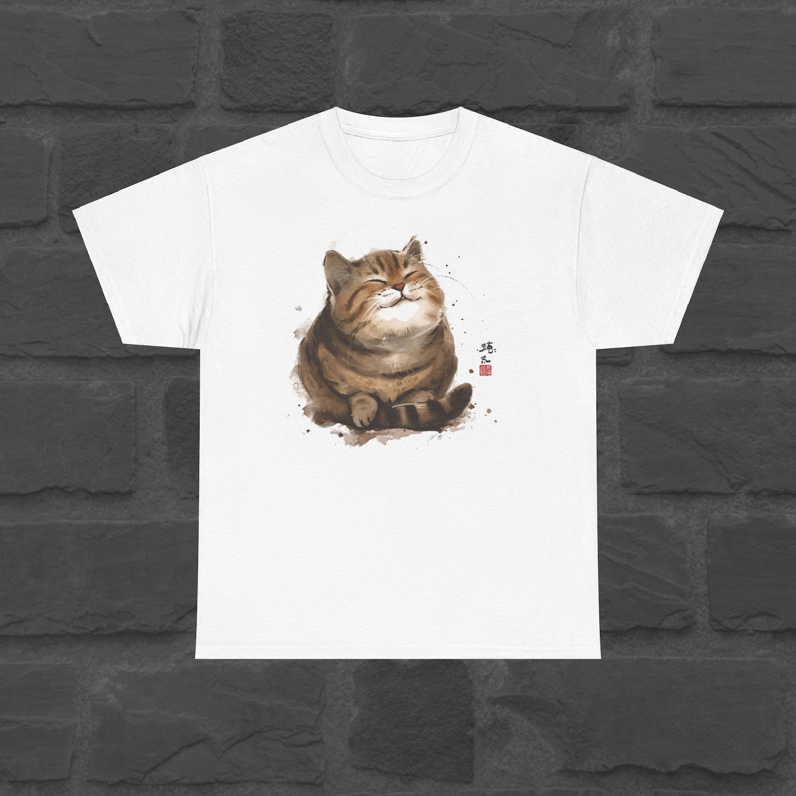 Cute Cat T-Shirt | Japanese Tshirt | Japanese Streetwear | Cute Cat Tshirt | Japan Cat Tshirt | Japanese Cat Shirt