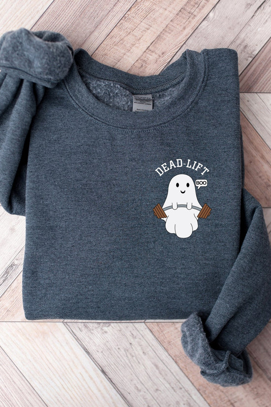 Dead Lift Pocket Shirt,Gym Halloween Shirt,Funny Gym Halloween Shirt,Fitness Lover Halloween Shirt,Ghost Halloween Shirt,Weightlifting Shirt, Sweatshirt