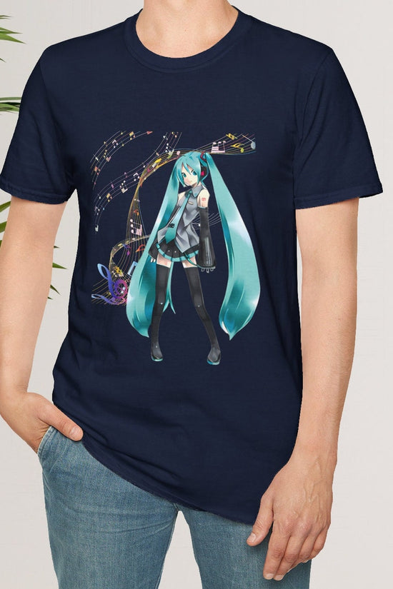 Hatsune miku vocaloid Custom shirt Gift for her Gift for friends Funny gift Unique design Webtoon Unisex shirt