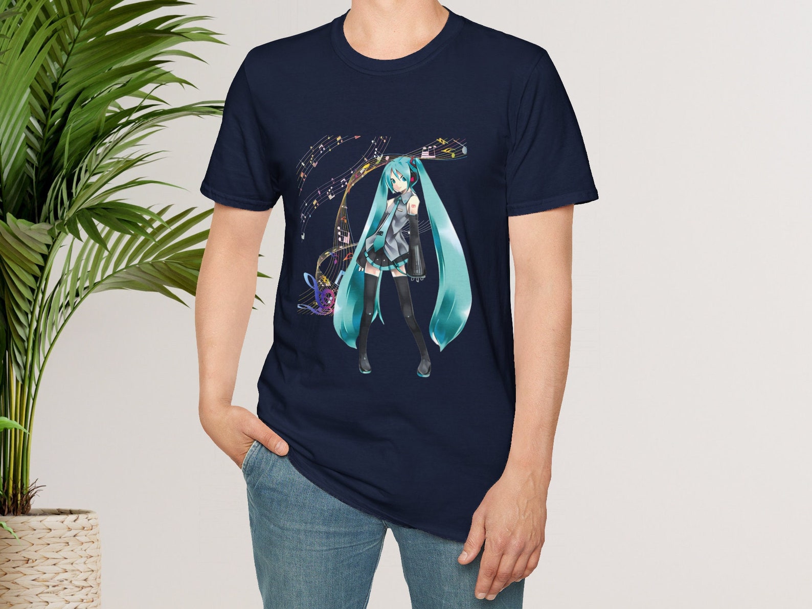 Hatsune miku vocaloid Custom shirt Gift for her Gift for friends Funny gift Unique design Webtoon Unisex shirt