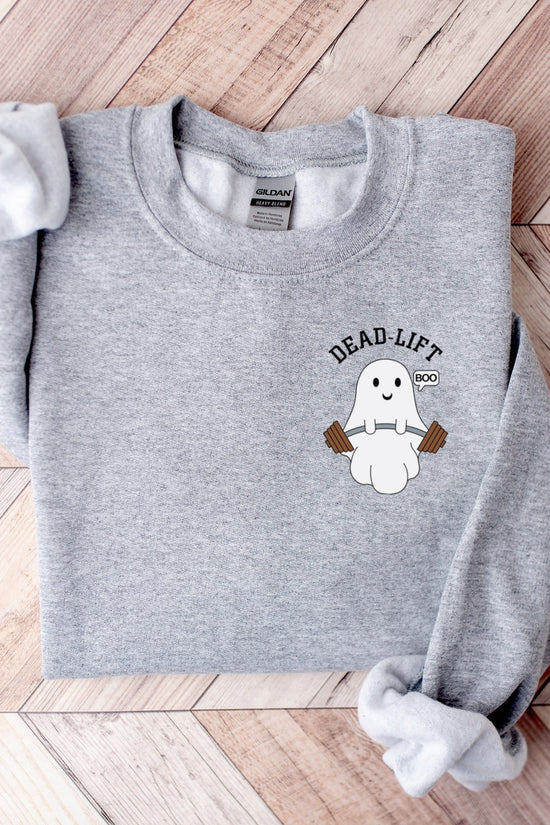 Dead Lift Pocket Shirt,Gym Halloween Shirt,Funny Gym Halloween Shirt,Fitness Lover Halloween Shirt,Ghost Halloween Shirt,Weightlifting Shirt, Sweatshirt