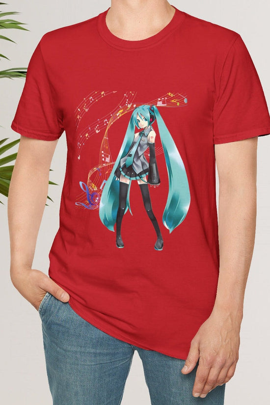 Hatsune miku vocaloid Custom shirt Gift for her Gift for friends Funny gift Unique design Webtoon Unisex shirt