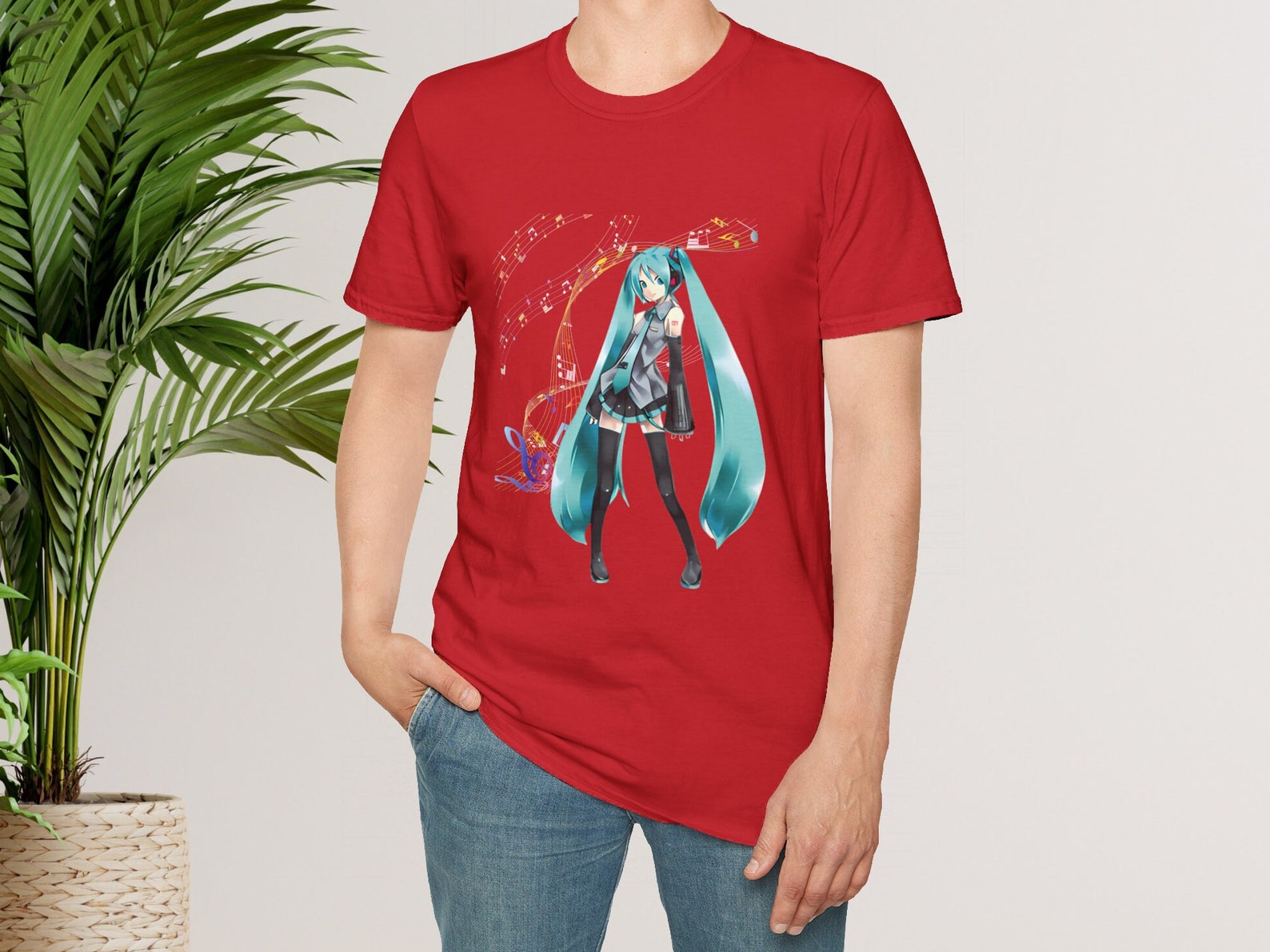 Hatsune miku vocaloid Custom shirt Gift for her Gift for friends Funny gift Unique design Webtoon Unisex shirt