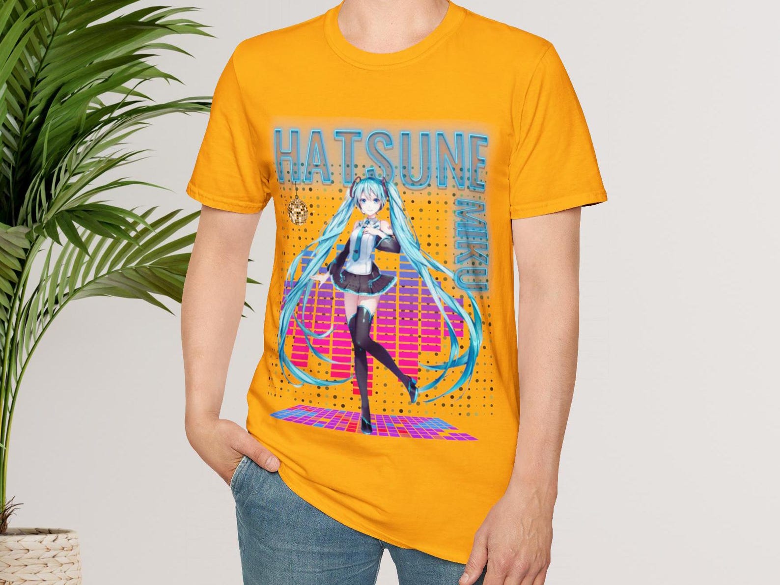 Hatsune miku vocaloid Custom shirt Gift for her Gift for friends Funny gift Unique design Webtoon Unisex shirt