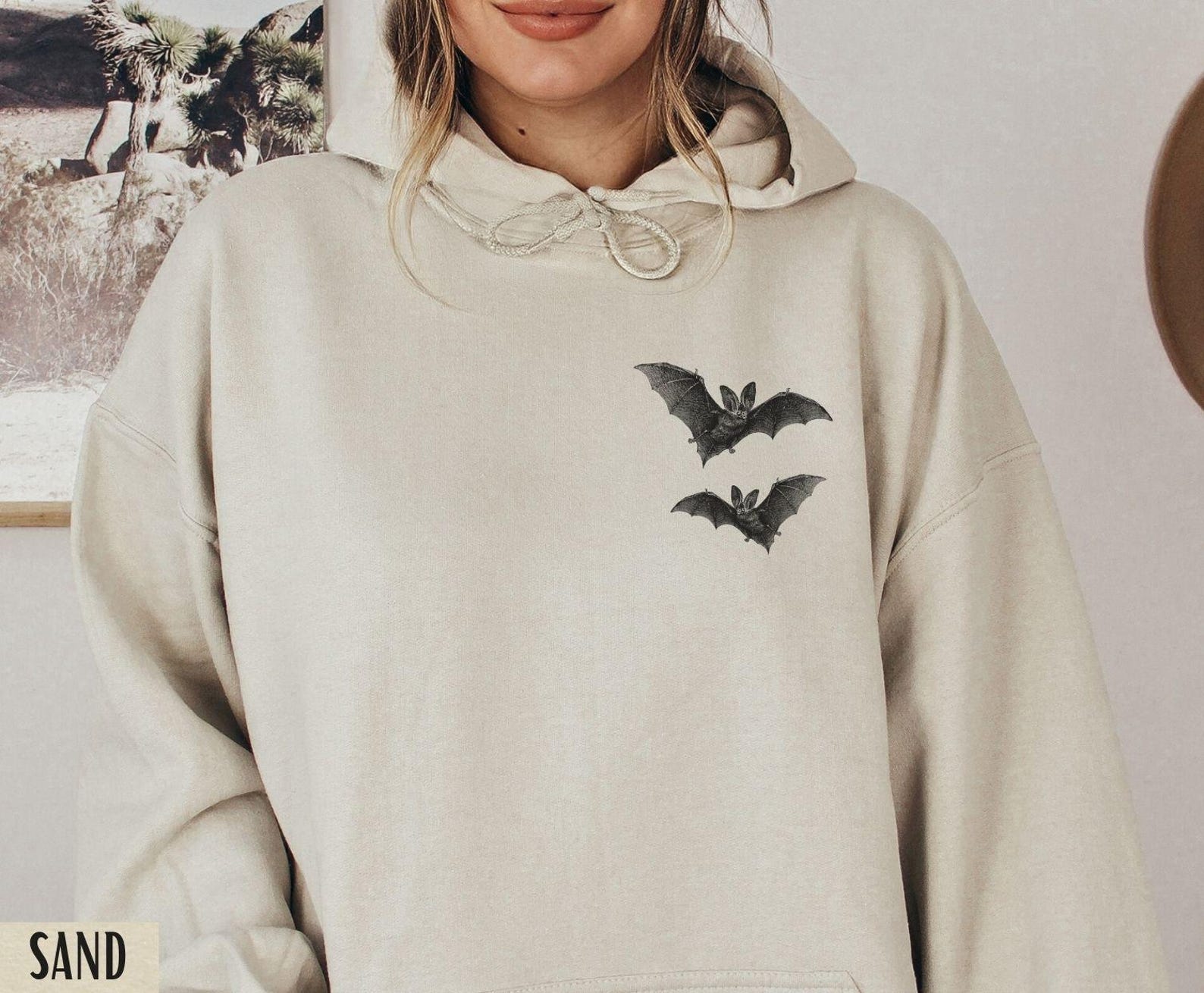 Bat Hoodie, Halloween Hoodies, Witchy Stuff, Halloween Hoodie Back and Front, Halloween Gift