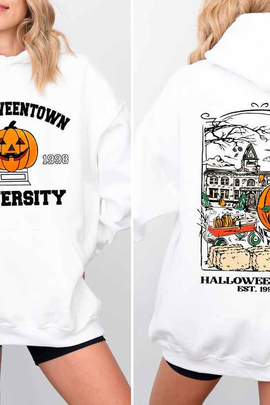 Halloweentown Est 1998 Hoodie,Front and Back Halloweentown University Hoodie,Vintage Halloweentown Hoodie,Cute Fall Hoodie,Retro Fall Hoodie