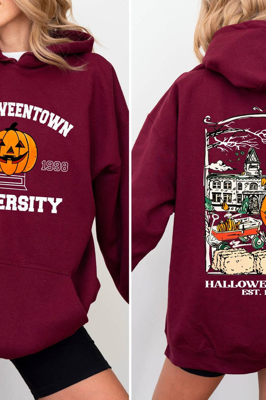 Halloweentown Est 1998 Hoodie,Front and Back Halloweentown University Hoodie,Vintage Halloweentown Hoodie,Cute Fall Hoodie,Retro Fall Hoodie