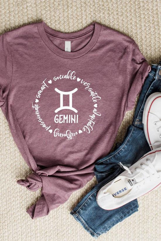 Gemini T Shirt, Gemini Zodiac, Gemini Gifts, Astrology, Zodiac Gifts, Zodiac Gemini, Gifts for Gemini, Birthday, Gemini Girl, Gemini Sign