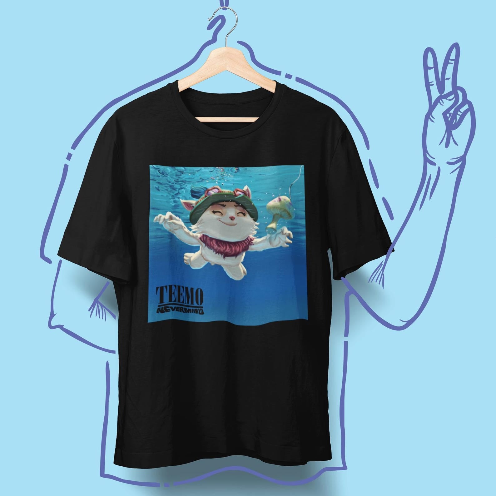 League of Legends Teemo T-shirt League of Legends T-Shirt Teemo League of Legends Yordle Shirt League of Legends Gift LOL Teemo Graphic Tee