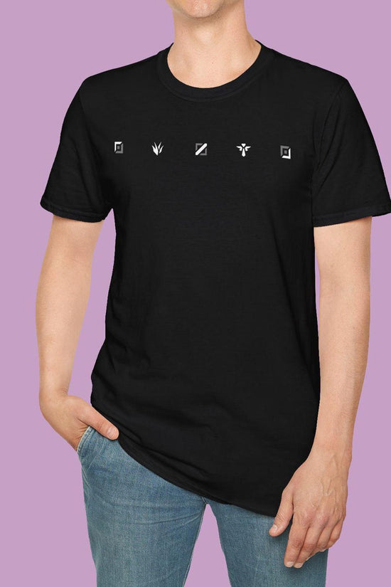 League of Legends Shirt Roles T-Shirt | LoL Top, Jungle, Mid, ADC, Support, Gaming Tee, Gamer Shirt, Video Game Apparel