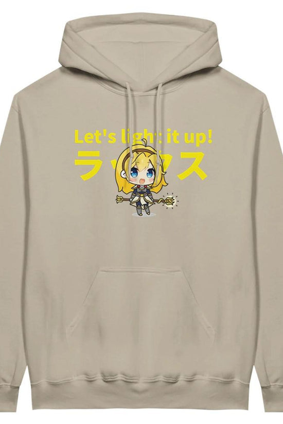 Lux League of Legends Pullover hoodie, Unisex , Gaming Apparel, Gamer Gift, lol clothing gift, Graphic Design Top, Lux