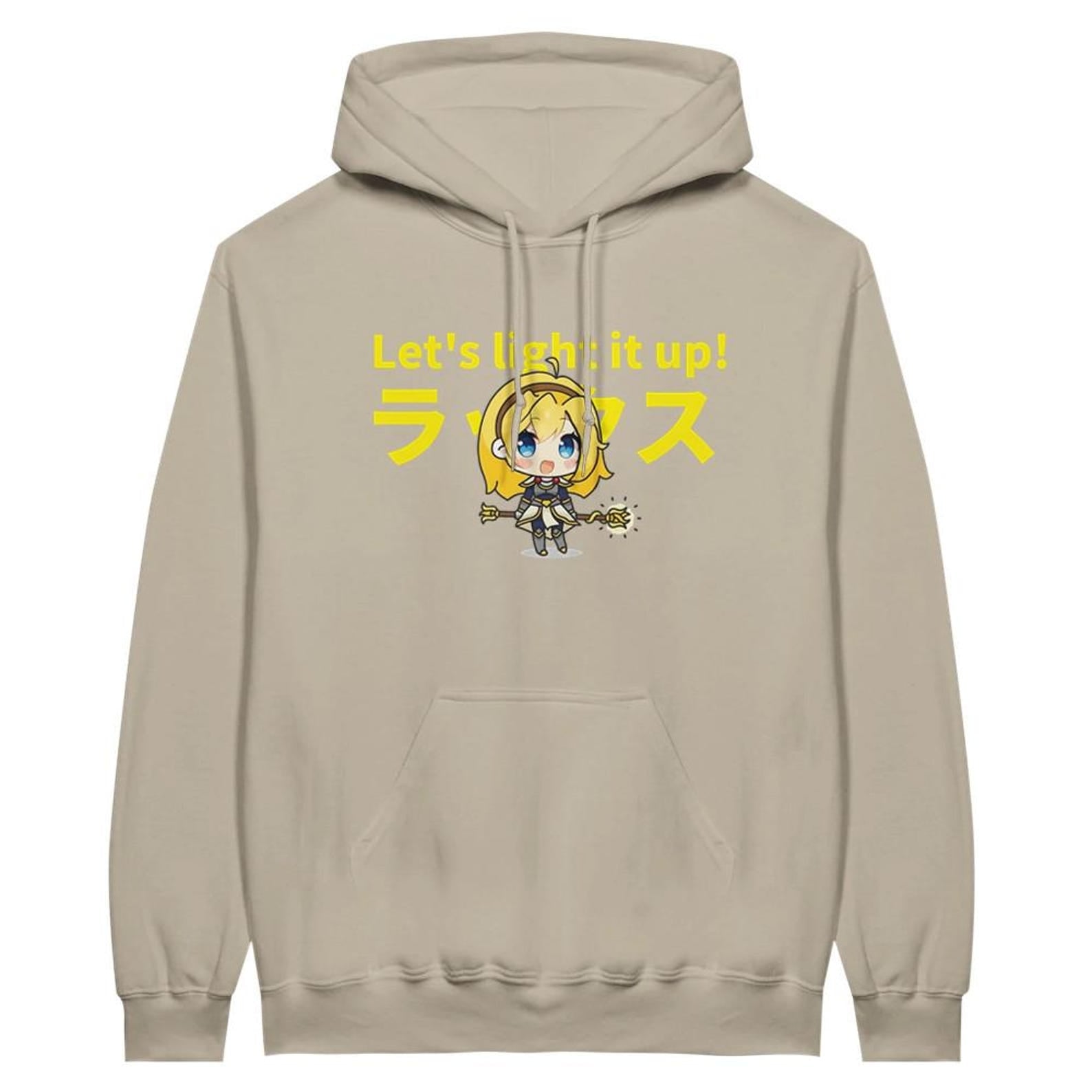 Lux League of Legends Pullover hoodie, Unisex , Gaming Apparel, Gamer Gift, lol clothing gift, Graphic Design Top, Lux