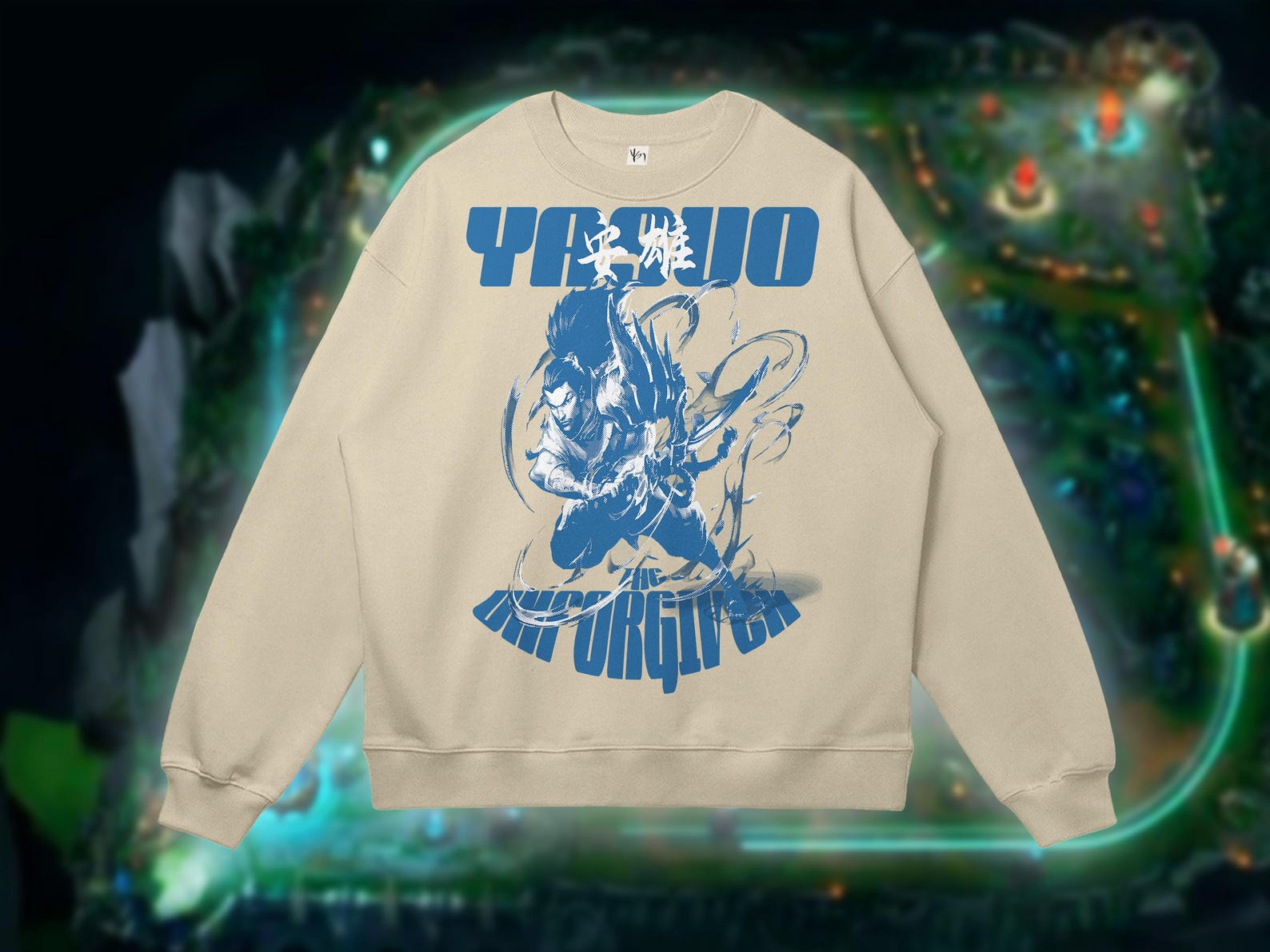 Yasuo League of Legends Sweatshirt. The Unforgiven Shirt for Him. Soft Shirt for Gaming Lovers. Gift for Gamer.