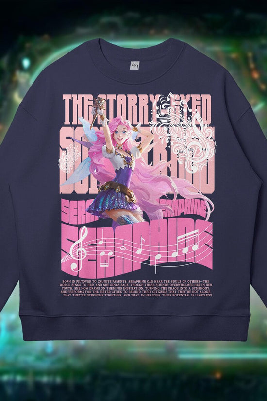 Seraphine League of Legends Sweatshirt. Soft Shirt for Gaming Lovers. Gift for League Lovers. LoL Sweatshirt for You.