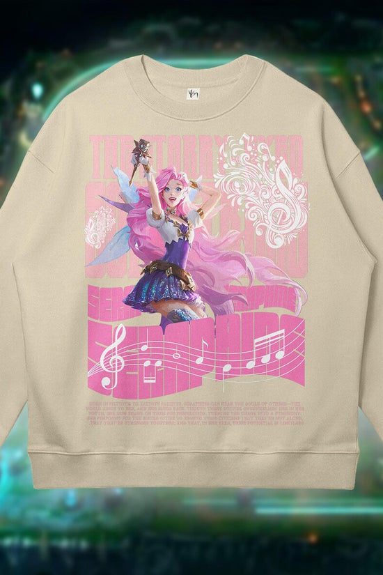 Seraphine League of Legends Sweatshirt. Soft Shirt for Gaming Lovers. Gift for League Lovers. LoL Sweatshirt for You.
