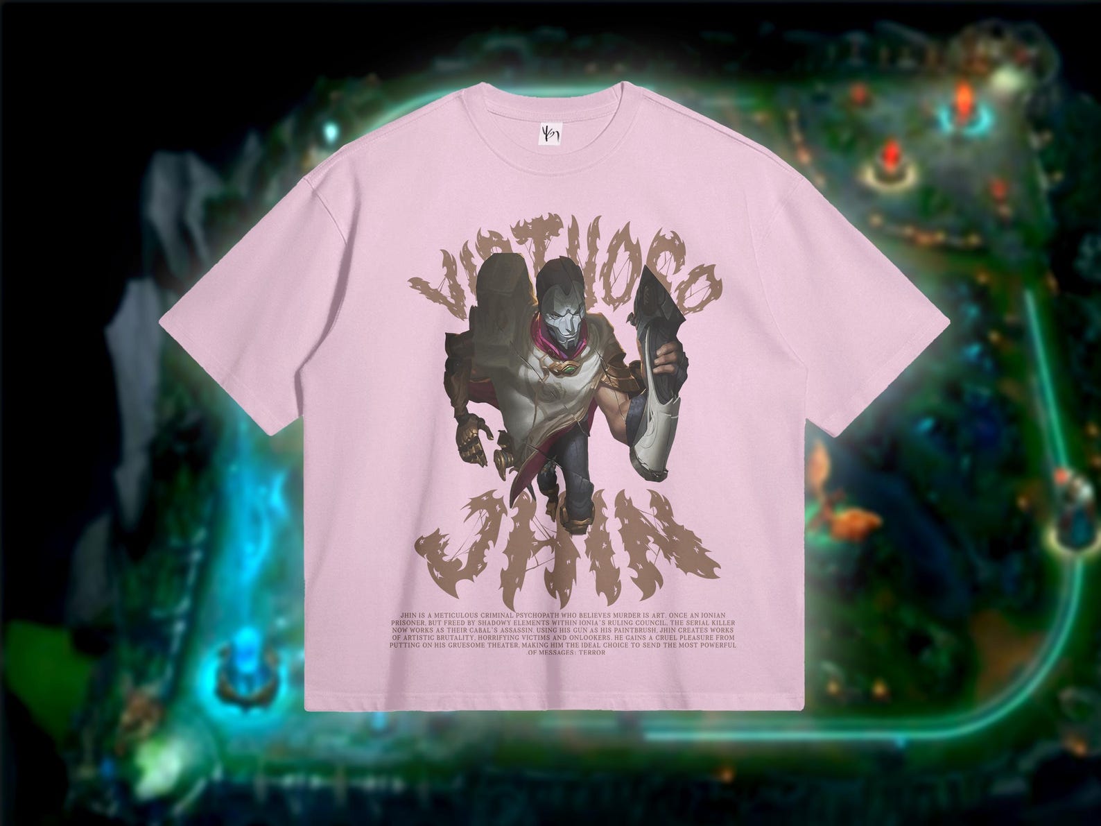 Jhin League Of Legends Tshirt. Teenager Shirt Gift. Comfy Lol Tee for Gamers. Gifts for Him. Golden Demon Lol Tees.
