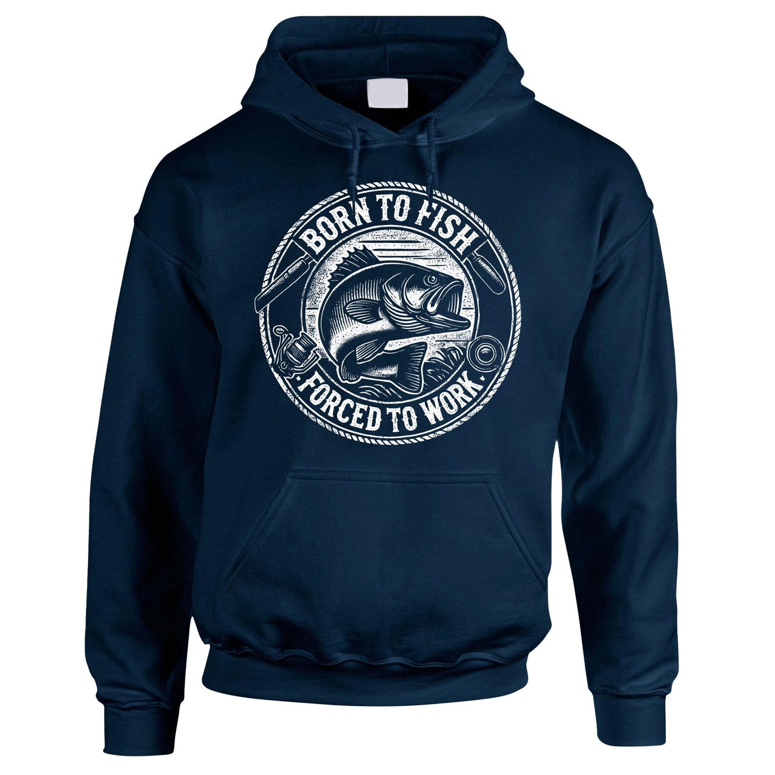 Fishing gifts for men - Father’s Day present born to fish Angler Shirt funny slogan hoodie for him - mens fisherman Angling clothing