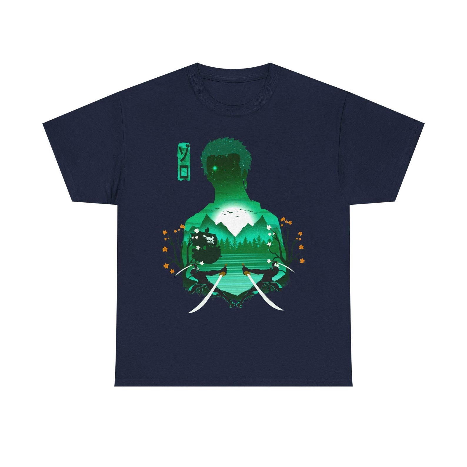 Zoro Haki Straw Hat Shirt, Swordsman Roronoa Zoro Enma Sword One Piece Gear Anime Shirt, Mugiwara, Mihawk, Japanese Pirate King Manga Tee