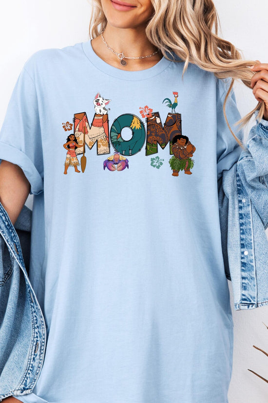 Moana Mom And Dad T-Shirt, Disney Couples Shirt, Maui Dad Shirt, Moana Mom Shirt, Disney Princes Mom Shirt, Mom And Dad Matching T-shirts