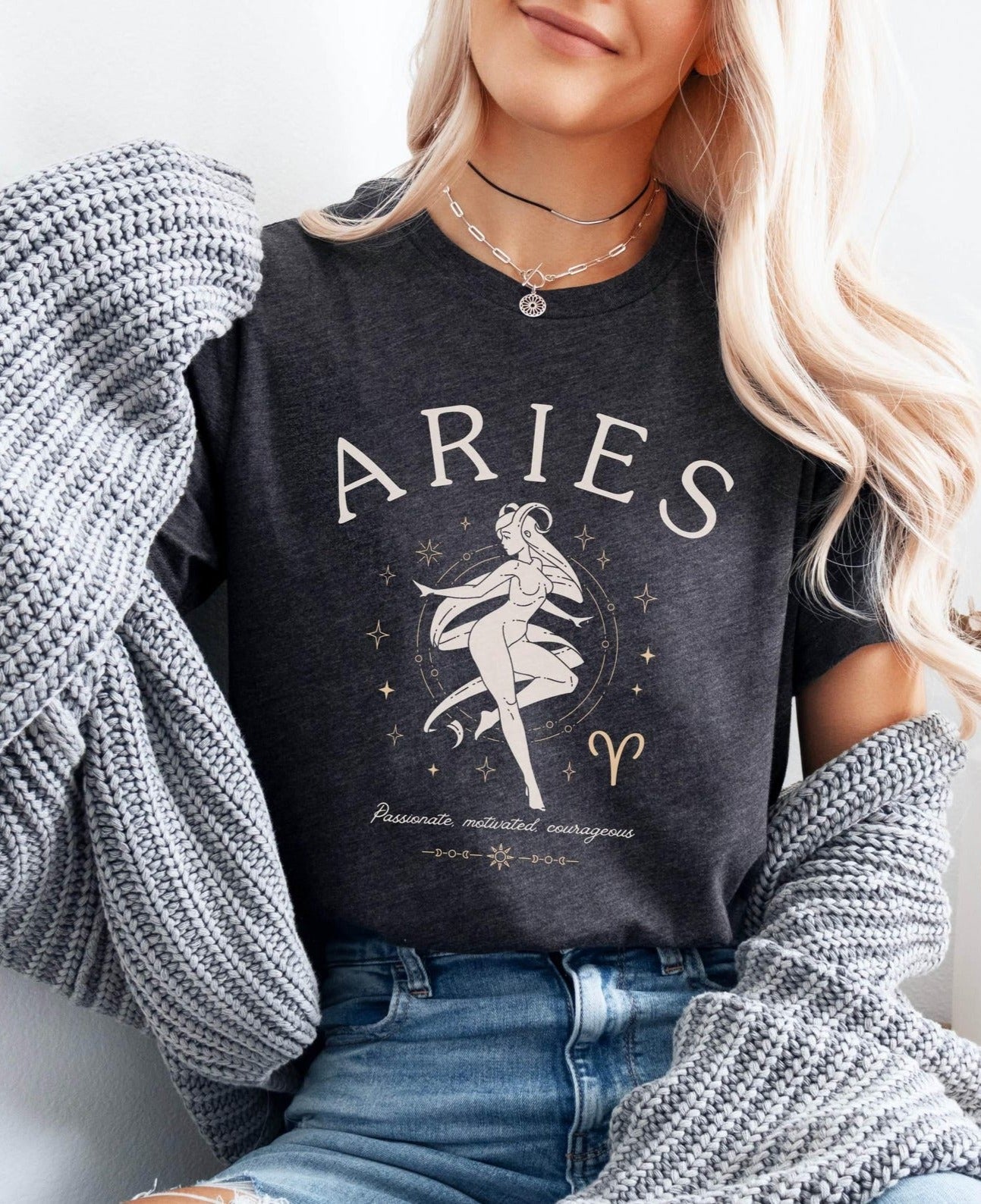 Aries Shirt, Zodiac Sign Birthday Gift, Astrology Unisex Tee